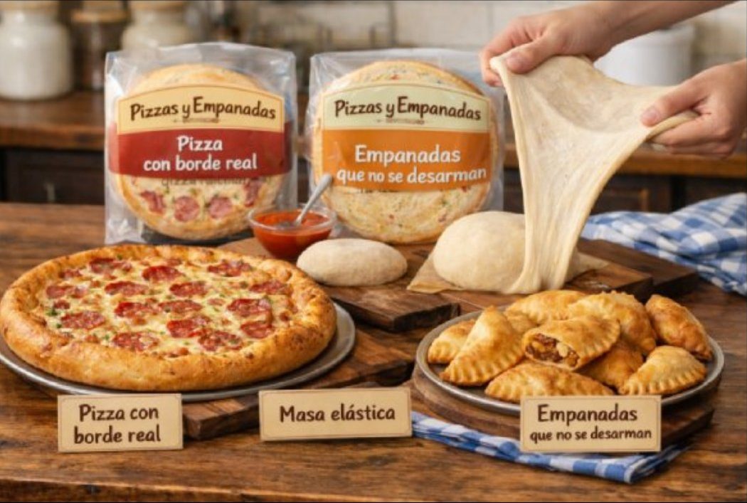 Pizzas e empanadas saudáveis